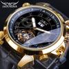 JARAGAR Fashion Casual Men's Watch Hollow Watch Automatic Mechanical Watch