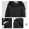 Yalu EW Women's Winter Hooded Wave Texture Short Down Jacket YYXFF86912