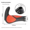 Bicycle Bullhorn Handlebar Cover TPR Rubber Dual Lock One-Piece Anti-Slip Wear-Resistant Aluminum Lock Ring Secure for MTB Road