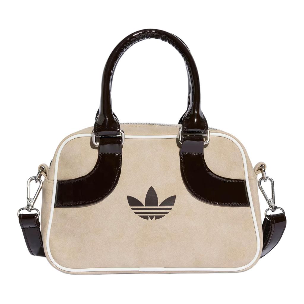 Adidas Originals Polyurethan Bowlingtasche, Handtasche Mini Damen Braun Adidas JV7870