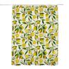 Gardenia Water-Repellent Shower Curtain Set with No-Drill Telescopic Rod & Roller Balls
