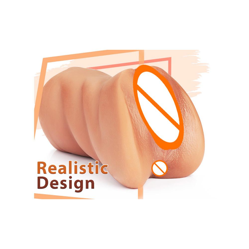 3in1 realistischer Mund Vagina Analplug Männlicher Masturbatorbecher Deep Throat Silikondildo Lustspielzeug für Männer