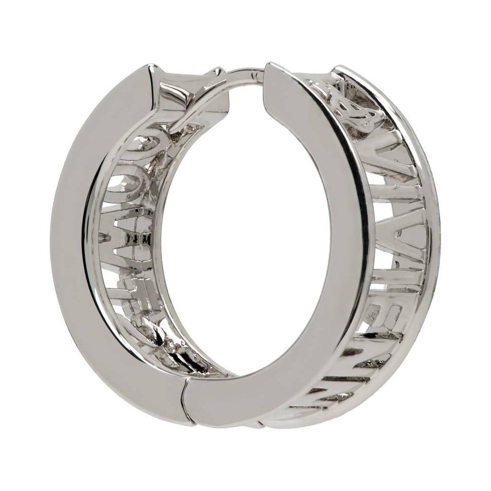 Vivienne Westwood Original Design Metal Earrings Men earrings Silver 6203005202P019SM Box+Shopping Bag