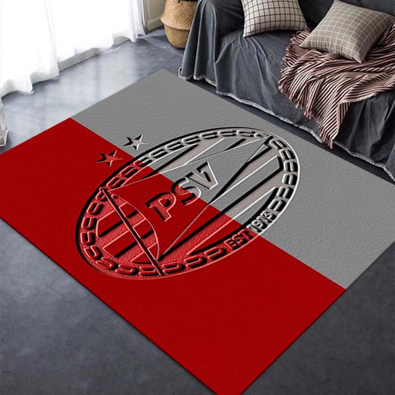 2025 New PSV Eindhoven Carpet Rug for Living Room Bedroom Home Sofa Decoration,Kids play Non-slip Floor Mat