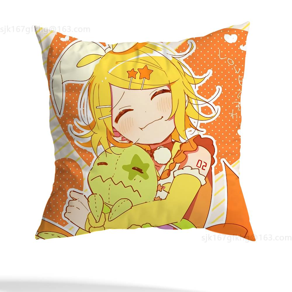 Anime P-PJSK Birthday Cosplay Pillowcase Casual Style Decoration, Suitable for Home Decoration (excluding Pillow Core)