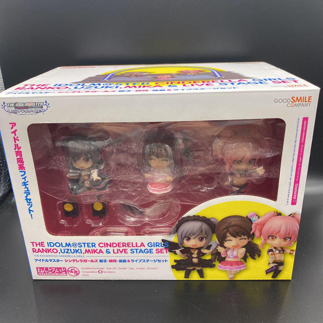 

[USED] Nendoroid Petite Idolmaster Cinderella Girls Ranko Uzuki Mika & Live