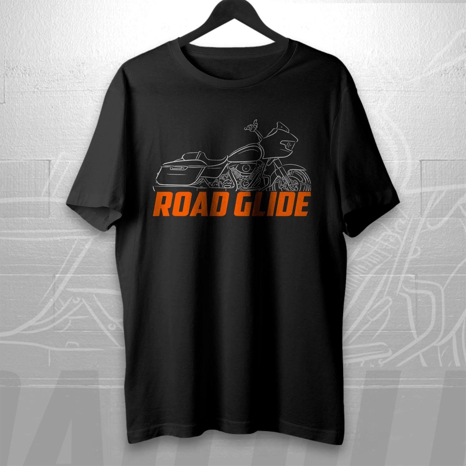 

For Harley-Davidson Road Glide FLTRX 2010-2025 fans - Motorcycle T shirt Biker S