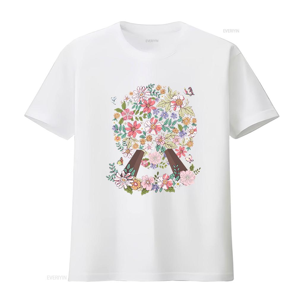 Floral Epcot T Shirt Flower and Garden Festival E0725 vintage Washed Unisex Versatile Breathable Top For Everyday Wear graphic