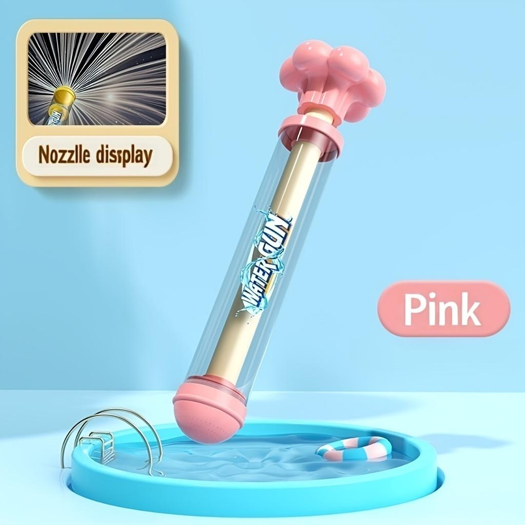 Water Pull-Out Gun Children'S Summer Pool Toy Water Gun With Flower-Shaped Handle Suitable For Swimming Pools Parties Suitable For Couple
