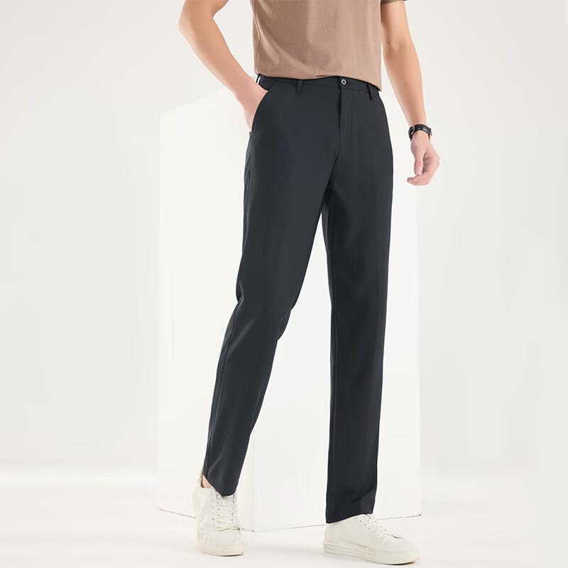 Men's Business Casual Straight-Leg Pants