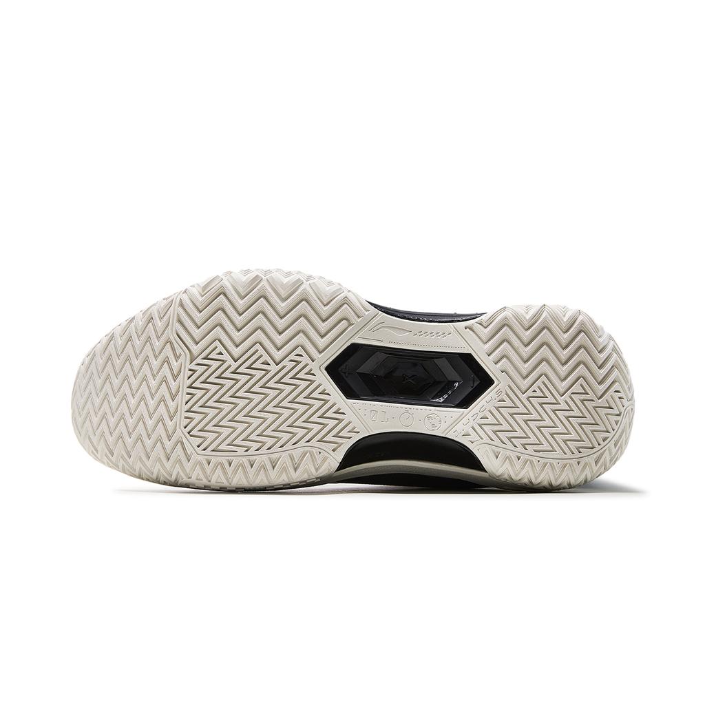 Li Ning Jiao Ao Black Flame Cushioning Anti-Slip Ground Grip Durable Low-Top Basketball Shoes Men Sneaker White ABFU019-6