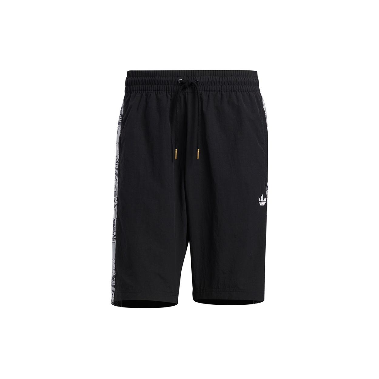 adidas originals Manga Short 1 Character Printing Sports Shorts Black Men s HD9075 M