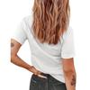 ZIMOXUAN Coffee & Jesus Letter Print T-Shirt, Short Sleeve Crew Neck Casual Top For Spring & Summer, Women's Clothing