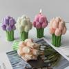 3D Tulip Candle Silicone Mold DIY Tulips Bouquet Flower Aroma Soap Plaster Polymer Clay Wax Craft Making Home Wedding Decor