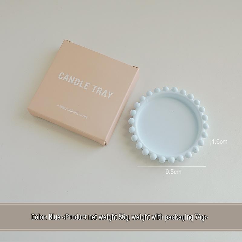 

Креативный гипсовый подсвечник для свечей, трансграничный: Поднос для ароматерапии ручной работы