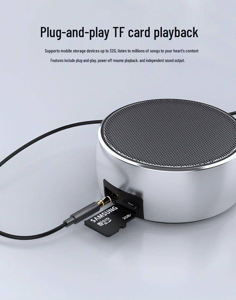 Mini Bluetooth Speaker Subwoofer: Compact, Powerful Sound, Outdoor Ready
