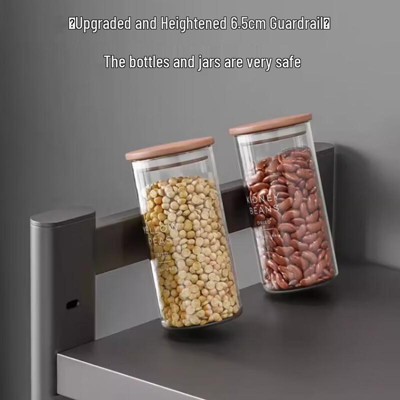 Ret retractable 2-Tier Carbon Steel Microwave Oven Rack