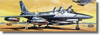 Atlantis Models 1/91 Maßstab Amerikanischer Superschallbomber Convair B-58 Hustler Plastikmodellbausatz ATLAMCH252