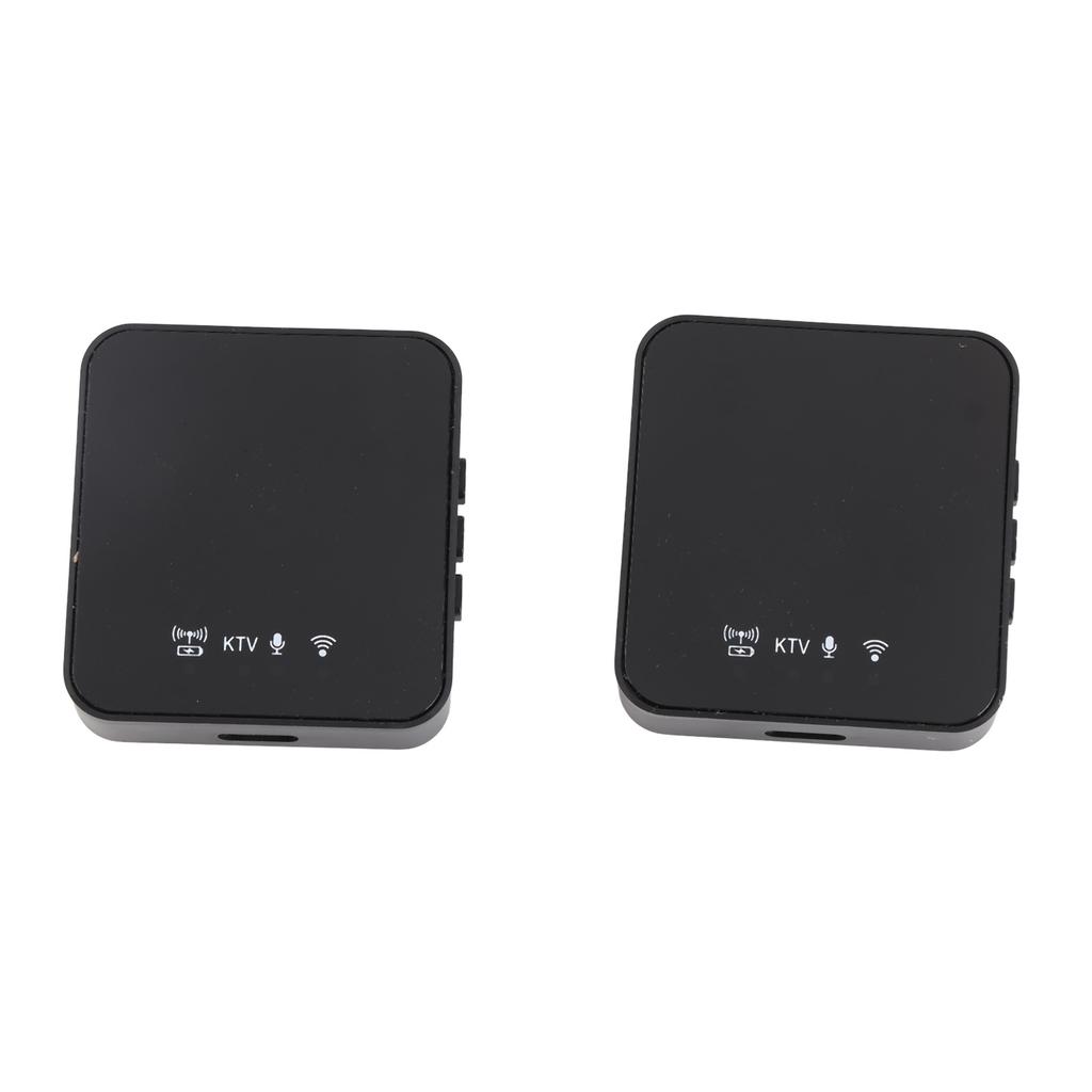 Wireless Microphone Noise-Canceling clamp-on Microphone for Live Streaming & Video Recording Portabl