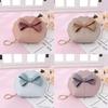 Cute Bow Small Bag Women PU Leather Coin Purses Fashion Zipper Handbag Girls Coin Card Holder for Kids Purses Keychain Wallet