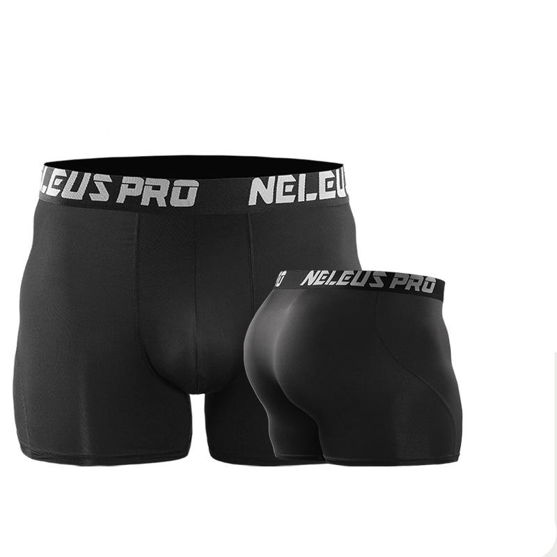 

Мужское спортивное нижнее белье Велосипедные компрессионные шорты Колготки Мужские боксеры Велосипедная одежда Беговые быстросохнущие леггинсы XXXL чёрный