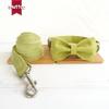 MUTTCO Bowtie Pet Collar & Leash Set for Dogs (UDC-030) - Available In Large, Medium, Small Sizes