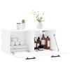 Wall Cabinet White 80x36.5x35 Cm Particleboard