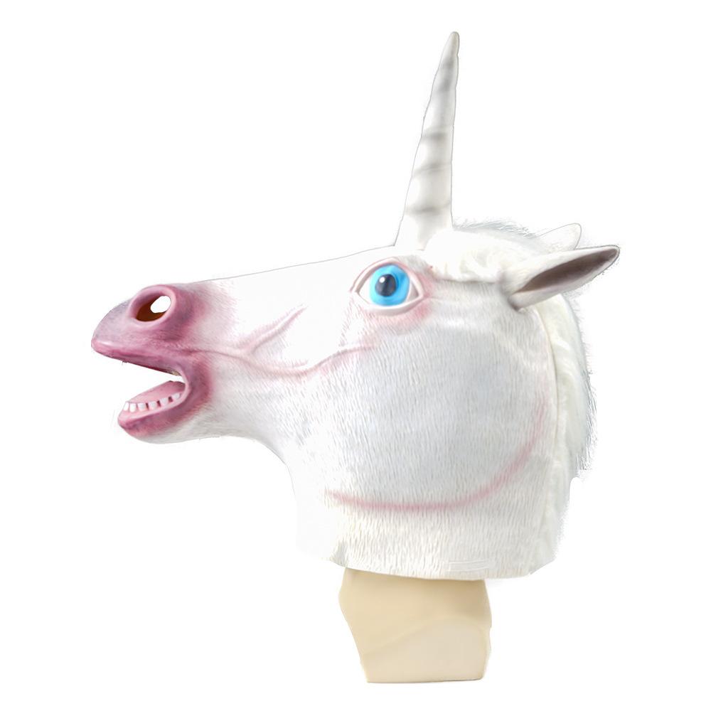 Christmas Gift Carnival Party Prank Funny Mask Animal Goat Latex Mask