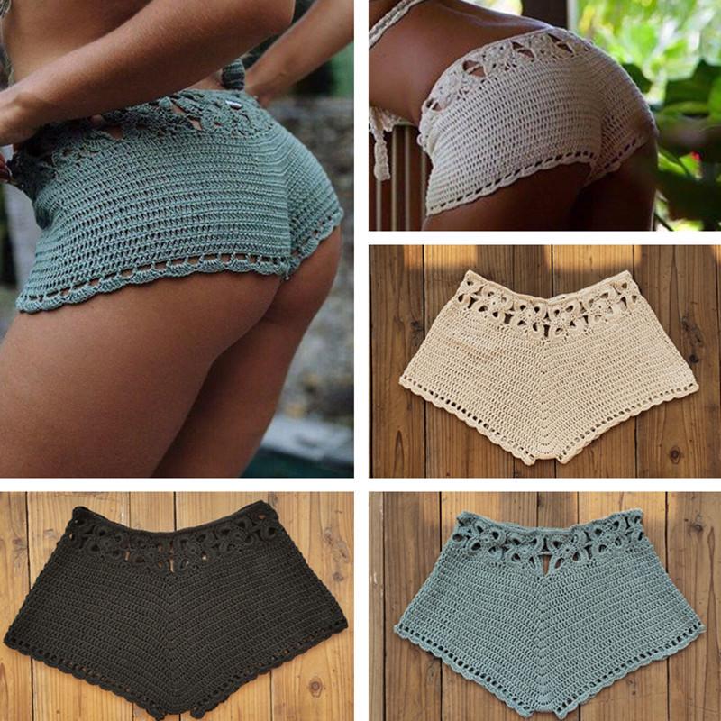 

Handmade Crochet Bikini & Swim Trunks Set Small