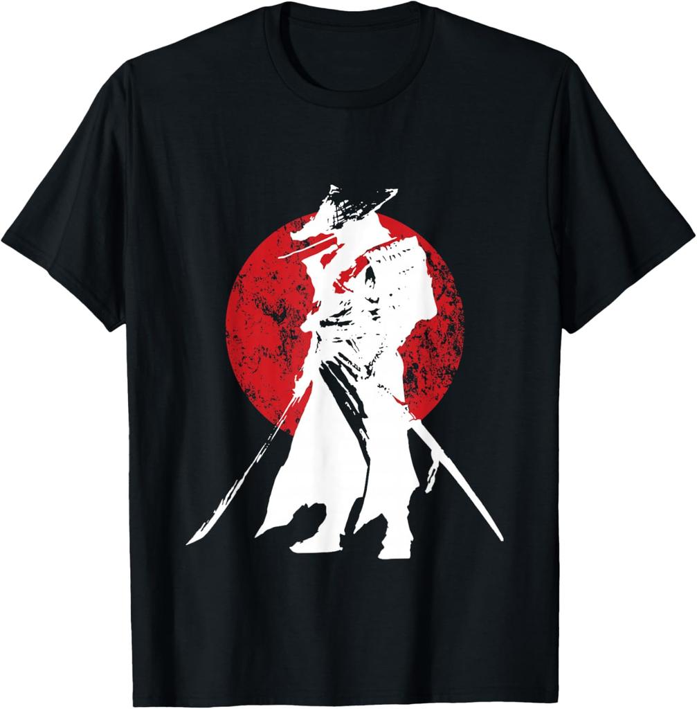 Vintage Japanese Samurai Bushido Warrior TShirt 100 Cotton ONeck Short Sleeve Summer Casual Mens Tshirt Streetwear