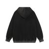 Oversized Hooded Sweatshirt Men Women Heavyweight Cotton Blend With Distressed Wash Print Streetwear Loose Fit