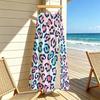 Lightweight Leopard Print Slit A-Line Skirt - Fresh Color, Versatile for Summer Picnic, Beach Vacation & Short Trips