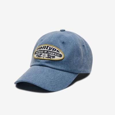 NONTYPE WAPPEN WASHED BALL CAP (NAVY)