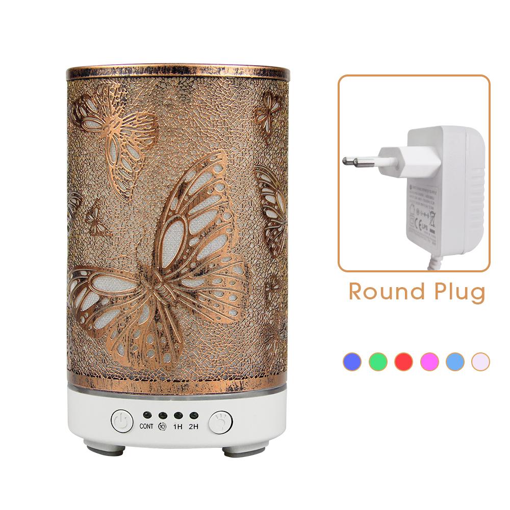 100ml Humidifiers Cool Mist Top Fill Essential Oil Diffuser for Bedroom Large Room Home Baby Nursery and Plants with Nightlight