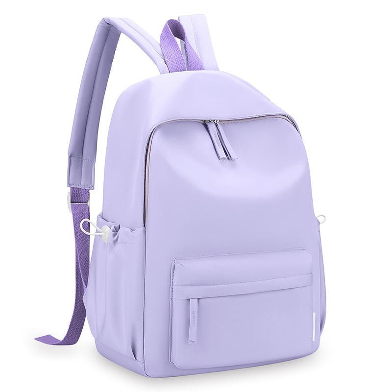 School Bag Female Large Capacity Student Backpack High School Junior High School College Student Wild Backpack Printed Logo