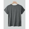 Half Teacher Half Coffee Printed women's clothing T Shirt | Teacher's Fun Coffee-Themed Round-Neck Short-Sleeve Shirt | Retro casual style cute top |