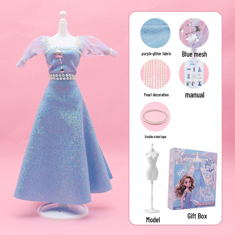 

Набір для самостійного виготовлення іграшки Ханфу в китайському стилі - Креативний навчальний матеріал для дівчаток