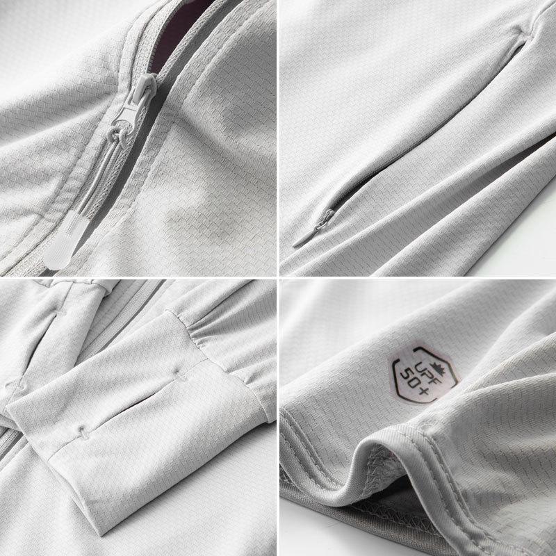 Unisex Summer Ice Silk UV Protection Jacket: Lightweight, Breathable, Sunproof.