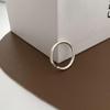 Fashionable Heart Shaped Adjustable Ring For Women Stylish Silver Jewelry Piece