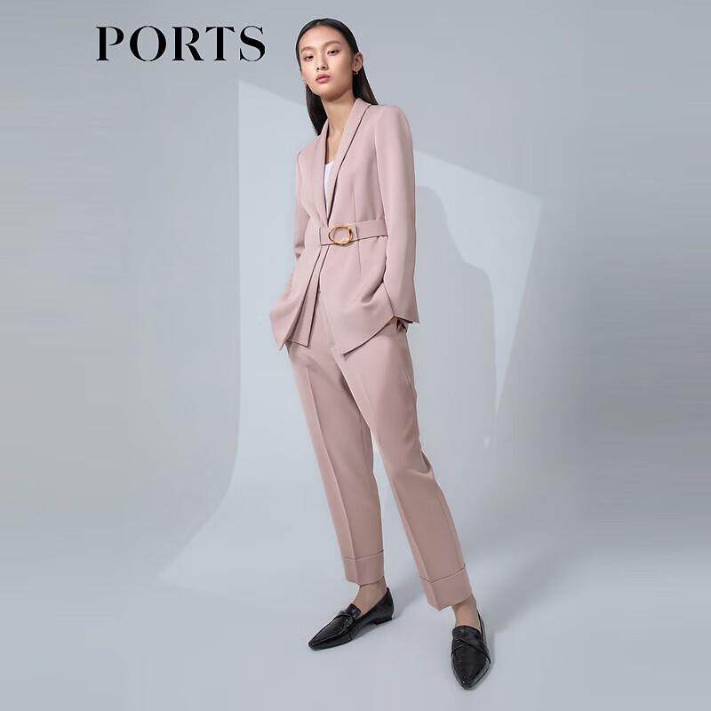 PORTS Women's Tapered Slim-Fit Commuter Trousers