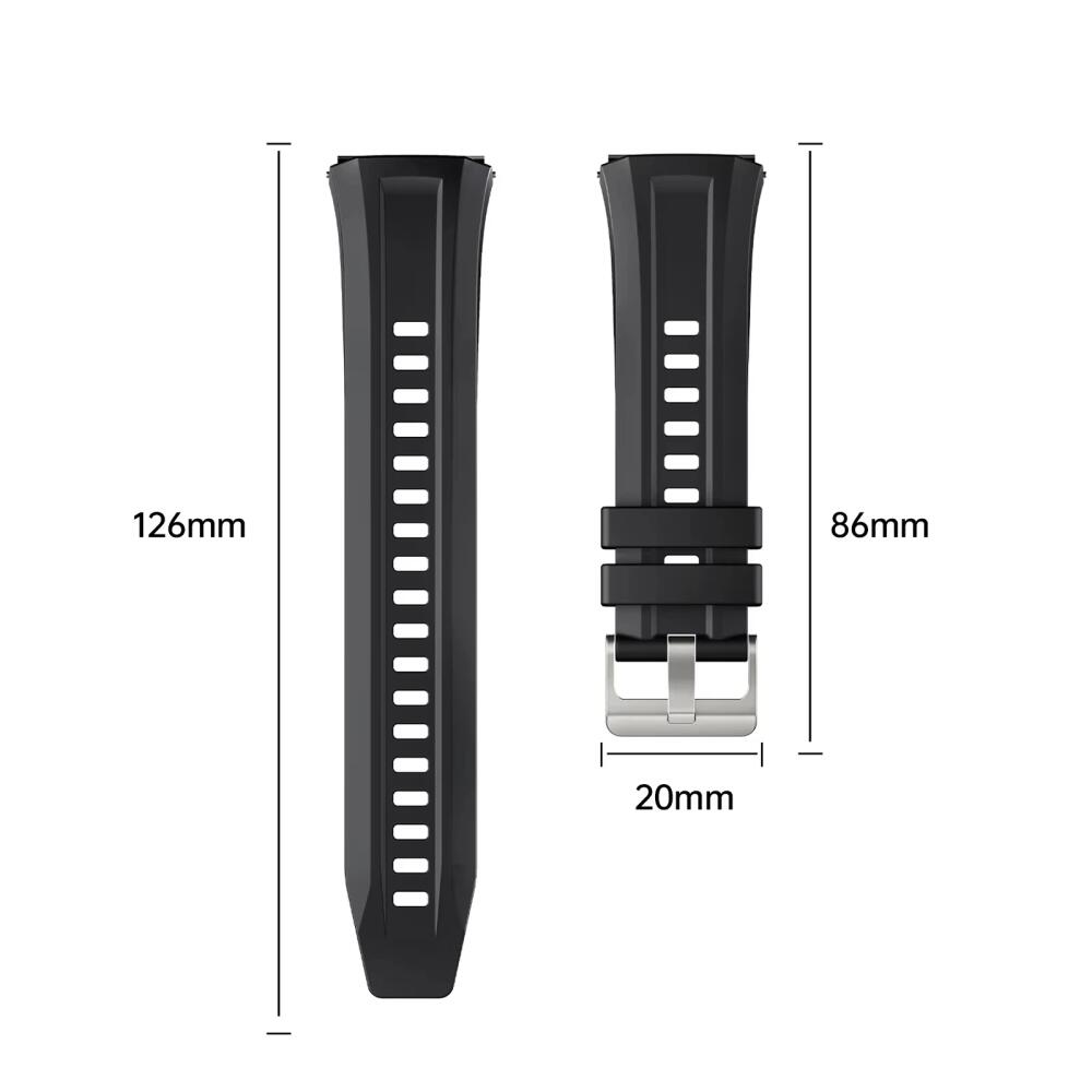 22mm Silicone Strap For Huawei Watch GT6 Pro 46mm Watchband Bracelet For Huawei Watch GT5 Pro 46mm Watchband Accessories Correa