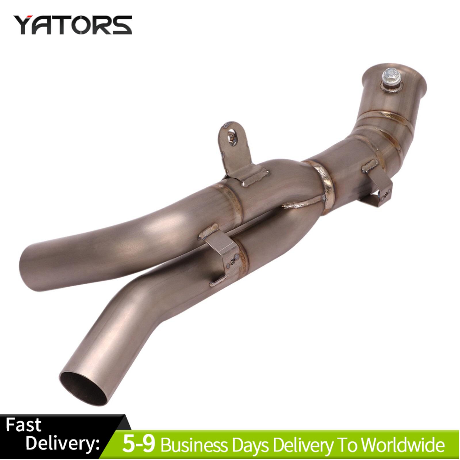 For Yamaha R1 YZF R1 2009-2014 Mid Exhaust Link Pipe Titanium Alloy Original Tip Exhaust Systems Exhausts Pipes