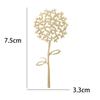 Trendige Edelstahl-Pusteblumen-Broschen für Damen Pflanzen-Anstecker Lässige Party-Accessoires Luxusgeschenke Freunde