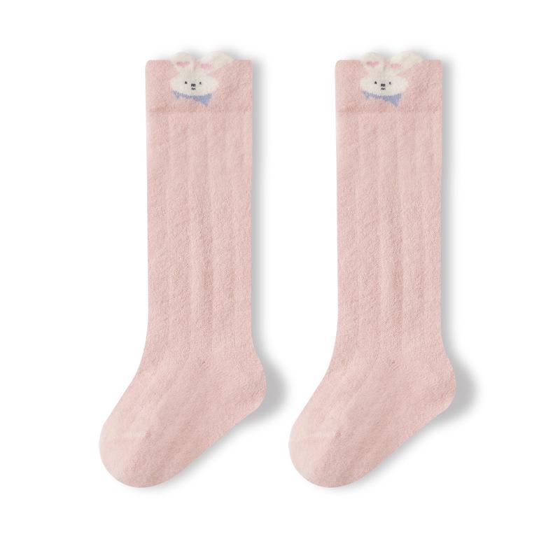 25 Years No-Bone Winter Fleece-Lined Thick Baby Over-the-Knee Socks - Warm, Newborn A-Class High-Top, Non-Tightening