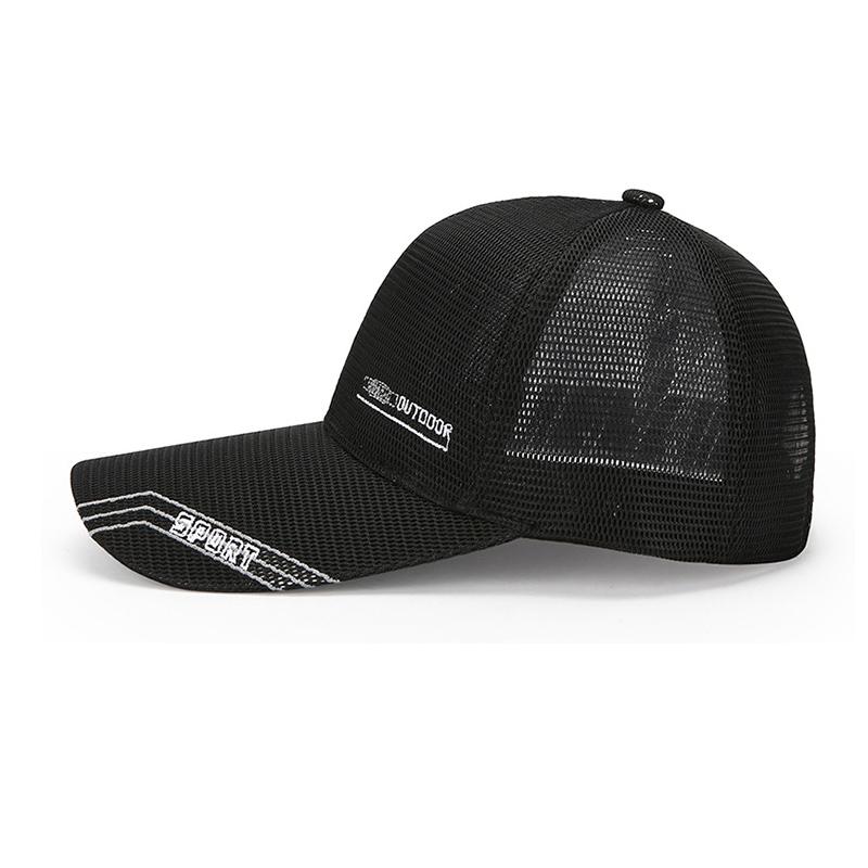 Men's Summer Breathable Mesh Cap Outdoor Sun Protection Fishing Cap Baseball Cap