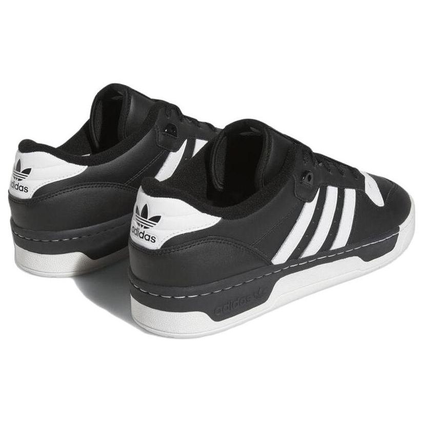 adidas Rivalry Low Black White Unisex Sneakers Core-Black Cloud-White FZ6327