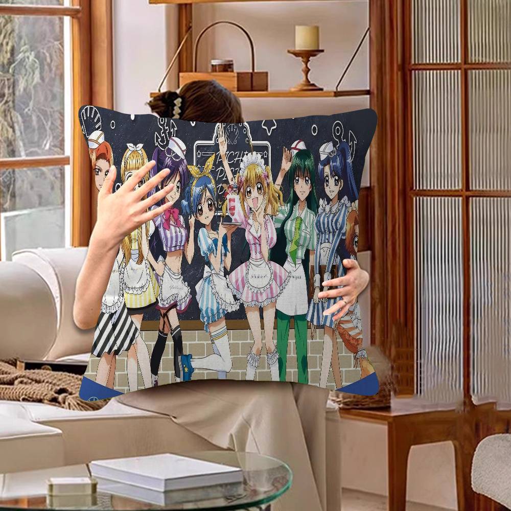 Mermaid Melody Pichi Pichi Pitch Pillow Anime Pillow Sofa Bed Head Pillow Cover Cushion Cover 45x45 Cm Fashion
