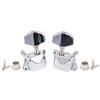 Musiclily Pro 3L+3R Guitar Tuners and Tuner Pegs for Electric/Acoustic Guitars, Chrome