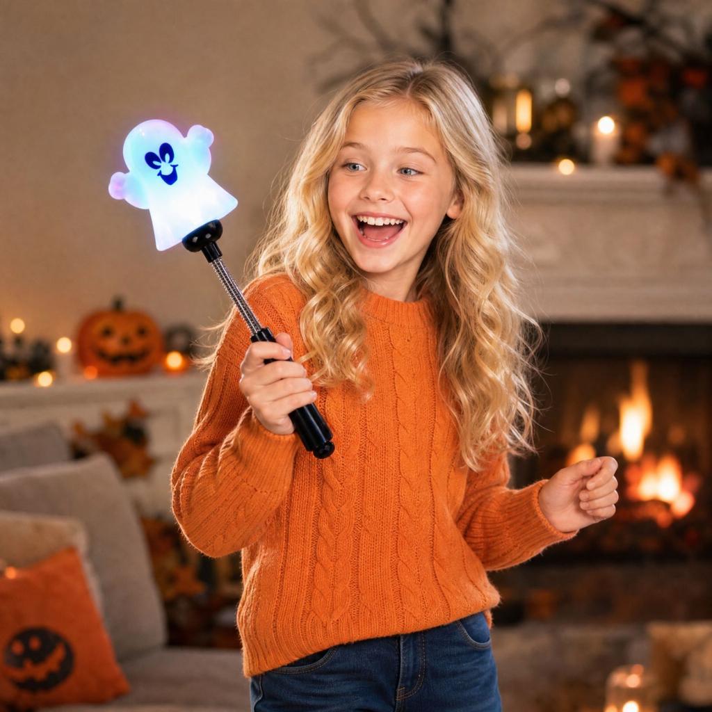 Halloween Handheld Stick Light-Up Wand for Party Favors and -or-Treating
