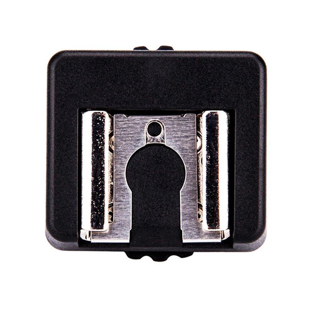 JJC Microphone & LED Light Cold Shoe Adapter Converter for Sony FDR-AX53, AX43, AX45, AX33, AX60, AX100, AX700, HDR-CX675, CX680, CX900, CX400E, CX510